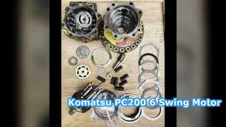 PC200-6 PC220-6 6D102 굴착기 부품 스윙 모터 아시리아 706-75-01170